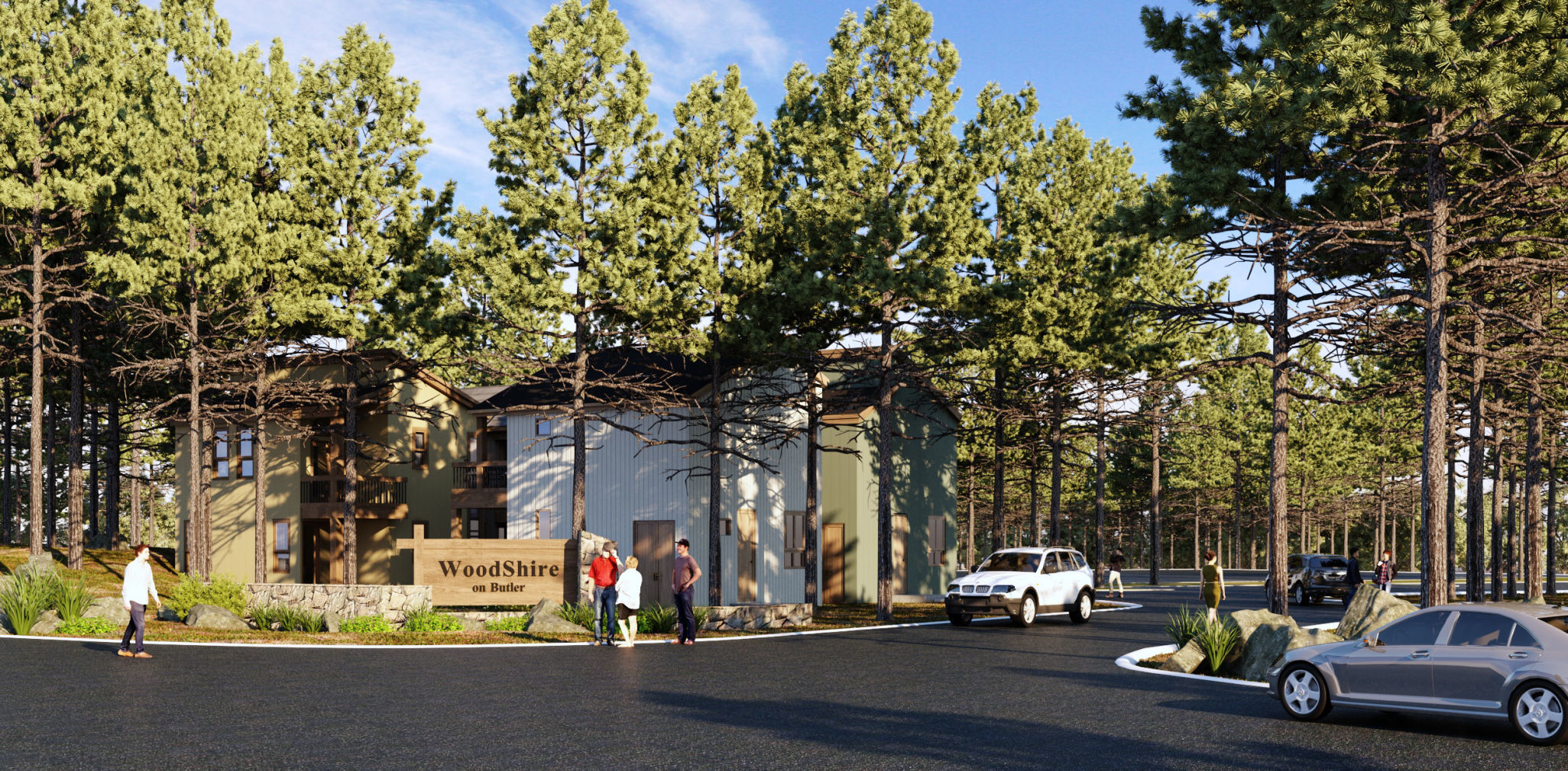 Woodshire on Butler entrance